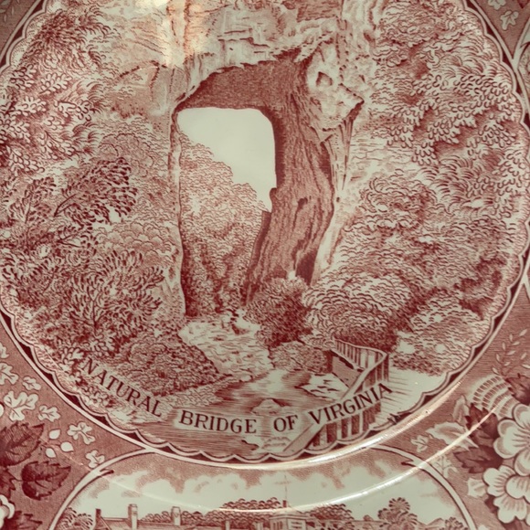 Vintage Picturesque Natural Bridge Virginia plate - Picture 6 of 14